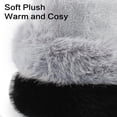 thumbnail image 7 of Winter Bucket Hat Fluffy Faux Fur Fisherman Plush Warm Hats Cute Fuzzy Bucket Hat for Women, 7 of 7