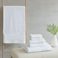 thumbnail image 3 of Clean Spaces Cotton Sustainable Blend 6 Piece Towel Set with White LCN73-0129, 3 of 5