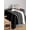 Black, variant on Yellow White Stripe Table Cloth, Modern Rustic Vertical Striped Waterproof Tablecloth for Rectangle Tables, Reusable Washable Fabric Table Cover for Restaurant Kitchen Dining Tables 60"x102"