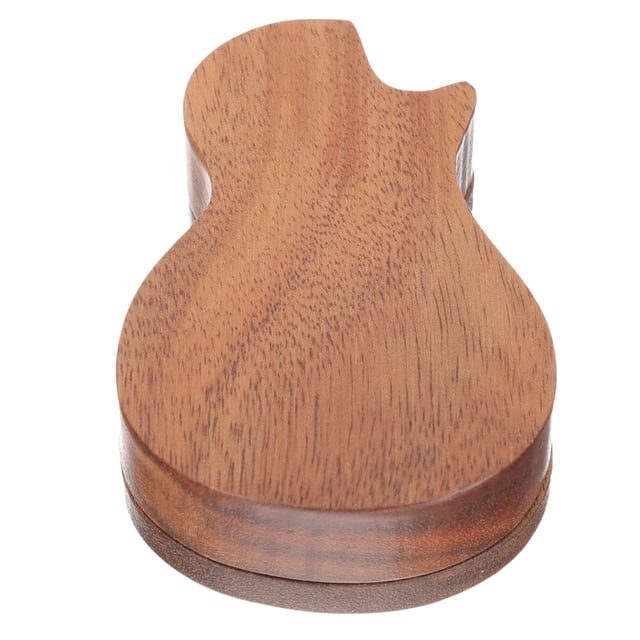 Miangastore Plectrum Box Wood Rectangular 1Pack 6.5x4.5cm