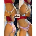 thumbnail image 5 of FINETOO 5 Pack Cotton Underwear for Women Cheeky High Cut Breathable Hipster Bikini Panties Pack S-XL, 5 of 6