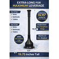 thumbnail image 7 of Accordion Toilet Plunger for Toilet, Sink, Shower & Bathtub Drains – Heavy-Duty Multi-Use Drain Plunger, 7 of 7