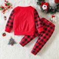 thumbnail image 4 of XIYNBAOK 1st Christmas Baby Boy Outfit Christmas Outfit Baby 3-6 Month Baby Girls Clothes 3-6 Months Girls Outfit Sets Boys Overalls Size 6 Cute, Red 3-6 Months, 4 of 7