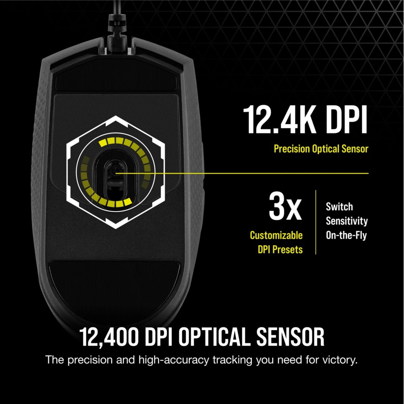 Corsair Katar Pro Ultra-Light Wired Gaming Mouse - Black