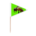 thumbnail image 1 of industry diligent hybee apidae bugs Toothpick Triangle Cupcake Toppers Flag, 1 of 3