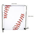 thumbnail image 3 of 12pcs Drawstring Backpack Baseball Theme Sports Bag Gym Bags String Bags Drawstring Athletic Backpacks Outdoor Backpacks, 3 of 8