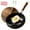 9.4in, variant on Carbon Steel Wok Pan, Large Capacity Spill Cast Iron Wok with Lid, Hand-Forged Non-Stick Pans Without Coating, All Cooktops Compatible