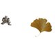 thumbnail image 1 of Adorno de mesa moderno con forma de búho y hojas de ginkgo de hierro forjado. Decoración abstracta para pared, ideal para sala de estar, oficina, arma, 1 of 8