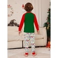thumbnail image 5 of Conjunto de pijamas familiares a juego de Navidad 2025, pijamas con estampado Dear, ropa para adultos y niños, conjunto de mono para bebé y ropa para perros, 5 of 5