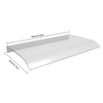 thumbnail image 2 of Miumaeov Awning Canopy Porch Door Awning UV Rain Snow Protection for Front Door/Porch Patio Roof Rain Shelter Thicken Clear Cover Maintenance Patio Awning Polycarbonate Sheet No Brackets, 2 of 12