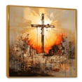 thumbnail image 2 of Designart "Pious Simplicity" Religious Landscape Floater Framed Wall Decor, 2 of 5