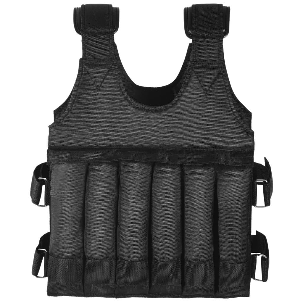 Adjustable Weighted Vest for Workout and Exercise Training for Men and Women 110LB Fitness Body Weight Vest for Running Jogging Walking
