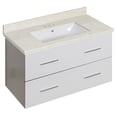 thumbnail image 1 of Imaginations Américaines 36 po W Vanity Set Blanc, 1 of 1