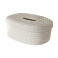 thumbnail image 2 of WeiLaiKeQi Cotton Rope Tissues Box Creative Tissue Dispenser for Office Counter Bedroom White, 2 of 9