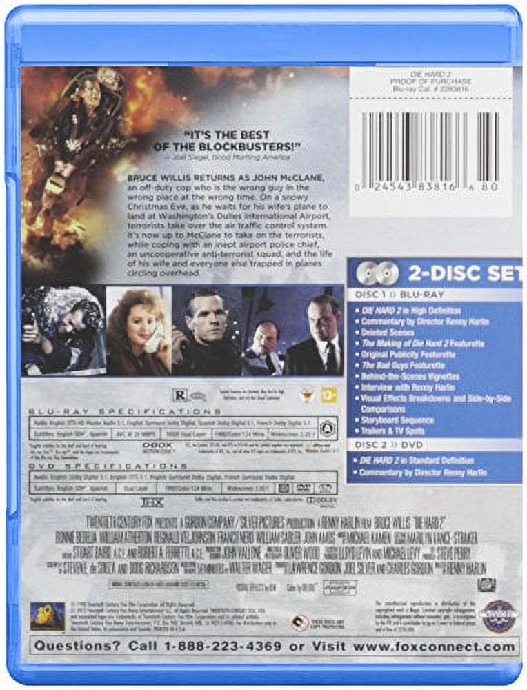 Die Hard 2: Die Harder (Blu-ray + DVD) - image 2 of 3