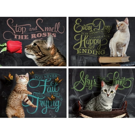UPC: 0709786067695 | Willow Creek Press Catspirations 500-Piece Puzzle