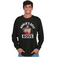 thumbnail image 5 of Street Fighter World's Best Boss Long Sleeve TShirt Men Women Brisco Brands S, 5 of 6