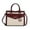 Wine Combo, variant on Alyssa Vegan Leather Women's Multi Pocket Satchel Handbag by Mia K. - Charcoal Grey
