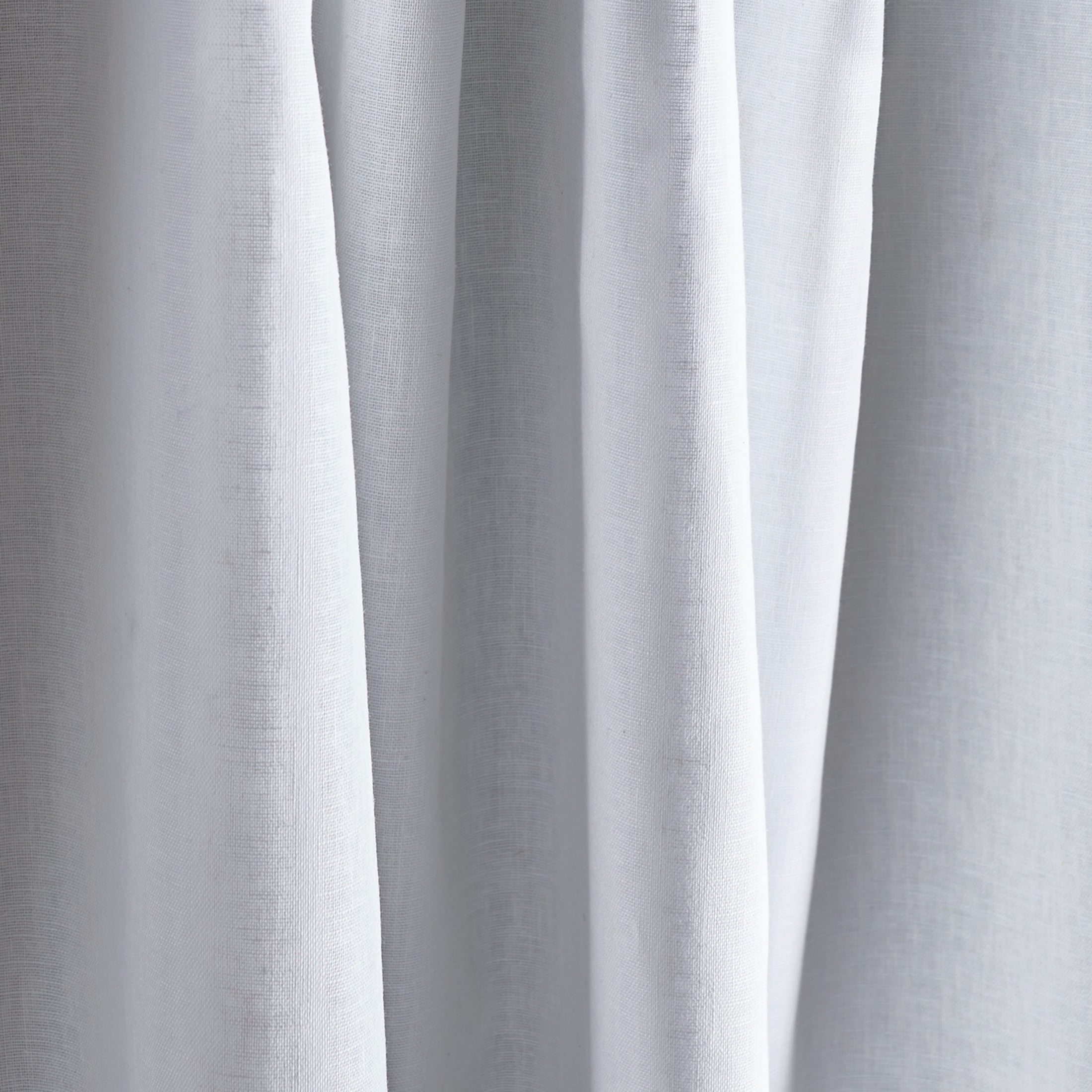 Martha Stewart Lido Curtain Panel Pair, White, Back Tab, Blackout, Indoor, Adult, 2 Piece Set, 50" x 95"