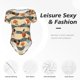 thumbnail image 4 of Balery Funny Chicken Body de cuello redondo de manga corta para mujer Tops de manga corta Tops básicos-XX-Large, 4 of 7