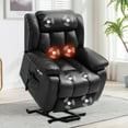 TEKAMON Infinite Position Lift Recliner Chair for Elderly with Heat and
