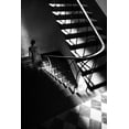 thumbnail image 2 of Maffei, Franco 17x24 White Modern Wood Framed Museum Art Print Titled - Stairs, 2 of 4