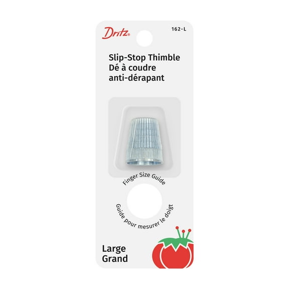 Dritz Slip-Stop Thimble Size Large 1 piece