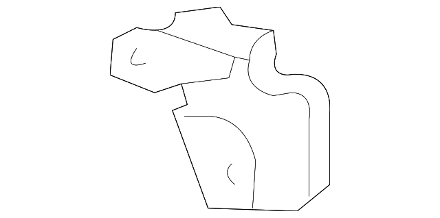 Genuine OE Toyota Headlamp Bracket - 53245-08030