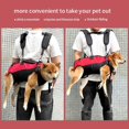thumbnail image 3 of Pet Carrier Bag with Breathable Adjustable Shoulder Strap, Horizontal Hugging Pouch for Outer Covering, Short Trip Comfortable Pet Carrier, 3 of 5