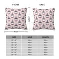 thumbnail image 3 of Rateoe Cute Cupcake Pattern Throw Pillow Cover Premium Pillow Stuffer Sham Square for Decorative Cushion Bed Couch Sofa(Pillow insert not included), 3 of 8