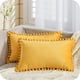 thumbnail image 1 of 2 Fundas De Cojines 30 × 50 Cm Amarillo Mostaza Decorativo Nórdico Sala De Estar Funda De Almohada para El Hogar Terciopelo Suave Cojín para Silla De Oficina Rectangular De Doble Cara De Color Sólido, 1 of 5