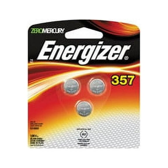 Energizer 357BPZ-3 Coin Cell Battery, 1.5 V Battery, 150 Mah, 357 Battery, Silver Oxide