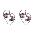 thumbnail image 3 of Inteprter ZX3 Auriculares con cable Reducción de ruido portátil Auriculares internos Llamadas de voz Ejercicio Auriculares para caminar con cubierta Colorido sin micrófono 2piezas, 3 of 6