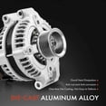 thumbnail image 5 of A-Premium Alternator Compatible with Honda CR-V 07-09 Civic 06-10 Accord 03-07 Element 03-09 & Acura CSX 06-08 TSX 04-08 2.0L 2.4L 12V 100Amp Clockwise 7-Groove Pulley Replace# 1042104732, 5 of 9