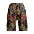thumbnail image 5 of Nestiefly Camo Men's Cargo Shorts Internal Drawstring Elastic Waist Summer Big and Tall Bermuda Shorts Outdoor Sports Hiking Short 2026 Multicolor XL, 5 of 5