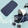 thumbnail image 4 of Dog Strollers Small Pet Stroller Pet Stroller Outdoor Portable Folding Small Pet Stroller For Dog Cats Mouse Rabbits Dark Blue, 4 of 8