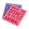 thumbnail image 4 of Unbranded Set Of 2 Wash The Dishes..Funny Text Dishcloth, 4 of 5