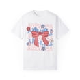 thumbnail image 2 of Coquette 4th of July America Bows Comfort Colors Shirt, 2 of 5