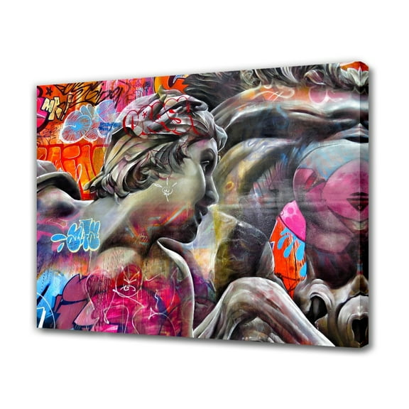 NEW YORK CITY STREET ART: THE BOWERY WALL by PICHIAVO Canvas Poster Bedroom Decor Sports Landscape Office Room Decor Gift,Frame-style,16x24inch(40x60cm)
