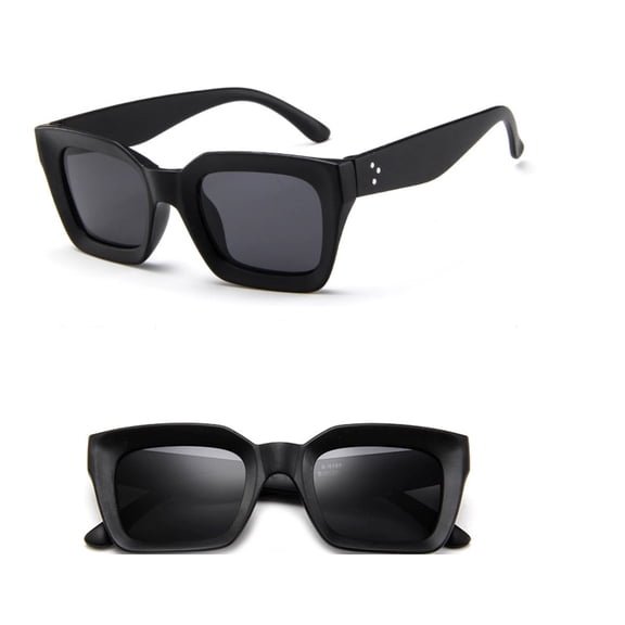 Square Sunglasses Retro Fashionable Eye Protection and Decoration for Men and Women Universal Fit Multicolor Glasses