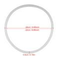 thumbnail image 2 of Pressure Cooker Sealing Ring,Gasket Sealing Rings, 6 Sizes Replacement Clear Silicone Gasket Sealing Ring for Home Pressure Cooker Kitchen Tool Diameter 22CM, 2 of 7