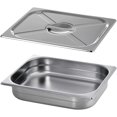 thumbnail image 2 of Tramontina 4.5-Quart Stainless Steel Food Pan with Lid, Professional-Grade, Elegant Serving, Events or Parties, 2 of 4