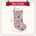 thumbnail image 3 of Lsque Cartoon Donuts Pattern 18 Inch Christmas Stockings, Festive Holiday Stocking for Christmas Decorations Holiday Decor, 3 of 8