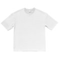 thumbnail image 4 of AHTJRT Men's Lightweight Textured Waffle Knit Short Sleeve Crew Neck Summer T-Shirt White XL, 4 of 7