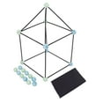 thumbnail image 3 of Hey! Play! Construction Fort Building Toy Set, 60 Pieces, STEM Educational Construction Set Toys, 3 of 6