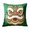 Green, variant on Blue Flock Blue Lion Head Decorative Pillow Cover 45Cm For Home Sofa And Cultural Decor No Insert