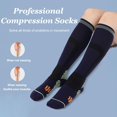 thumbnail image 6 of 3 Pairs Copper Compression Non-Slip Socks for Women & Men Circulation 15-20 mmhg - Better Blood Flow, Swelling, Best Support for Medical, Running, Nursing, 6 of 8