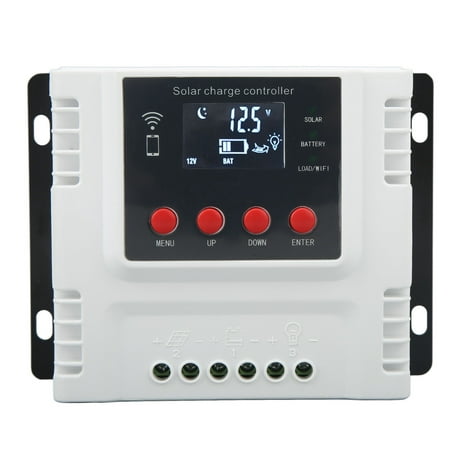 

12V 24V 48V Solar Charge Controller Overcharge Protection Solar Panel Battery Regulator with LCD Display 50A
