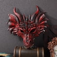 thumbnail image 3 of Máscara de dragón para Halloween, máscara de cosplay, máscara divertida para disfraces, accesorios para fiestas de disfraces, carnaval, fiesta de máscaras, 3 of 7
