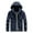 Blue, variant on Sales Men's Soft Shell Outdoor Jacket Waterproof Stain-Resistant Wind-Resistant Multi Pocket Zipper Casual Warm Jacket Hooded Outwear Blue XXL